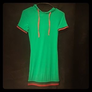 Women's hooded tennis dress